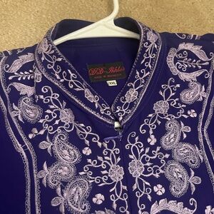 Purple abaya
